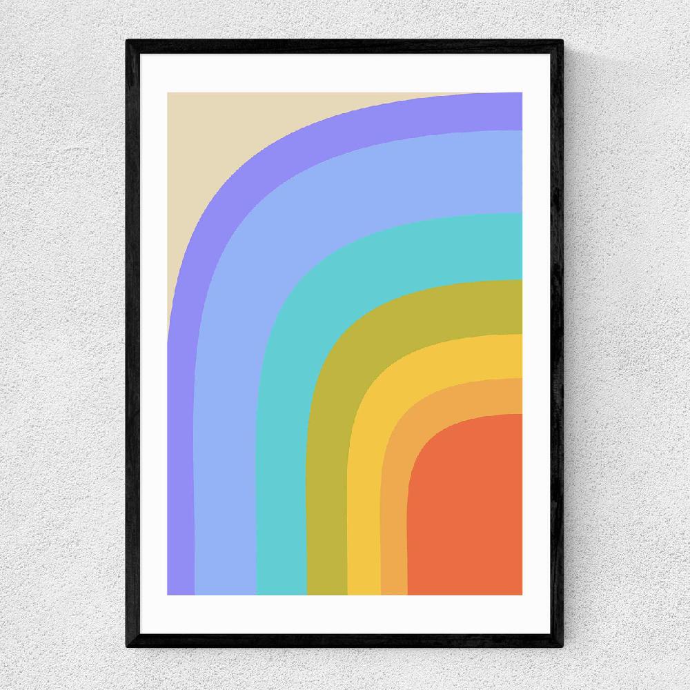 east end prints 70s Rainbow