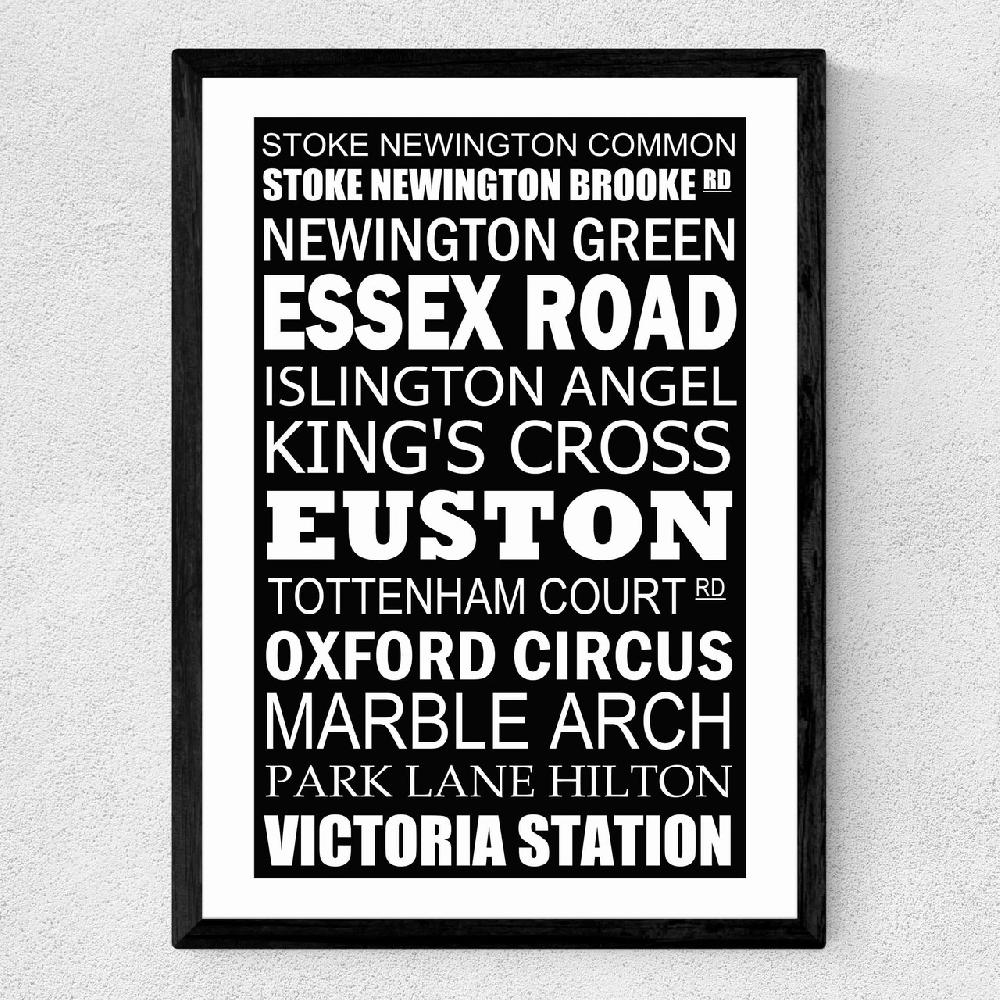 East End Prints 73 Bus