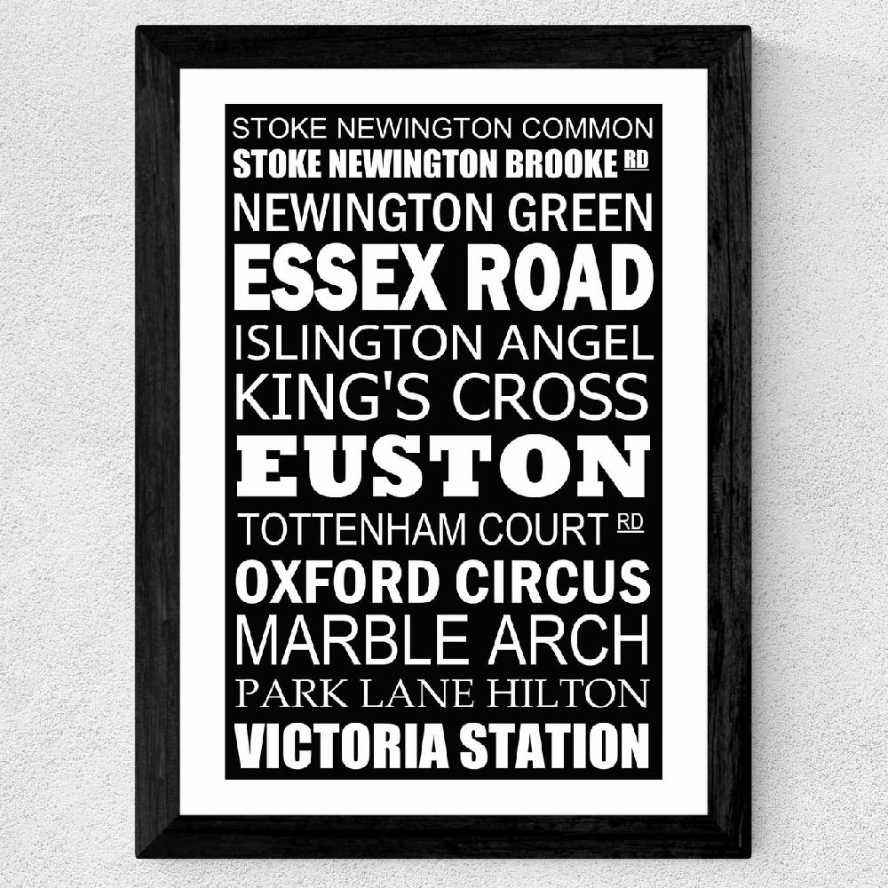 East End Prints 73 Bus