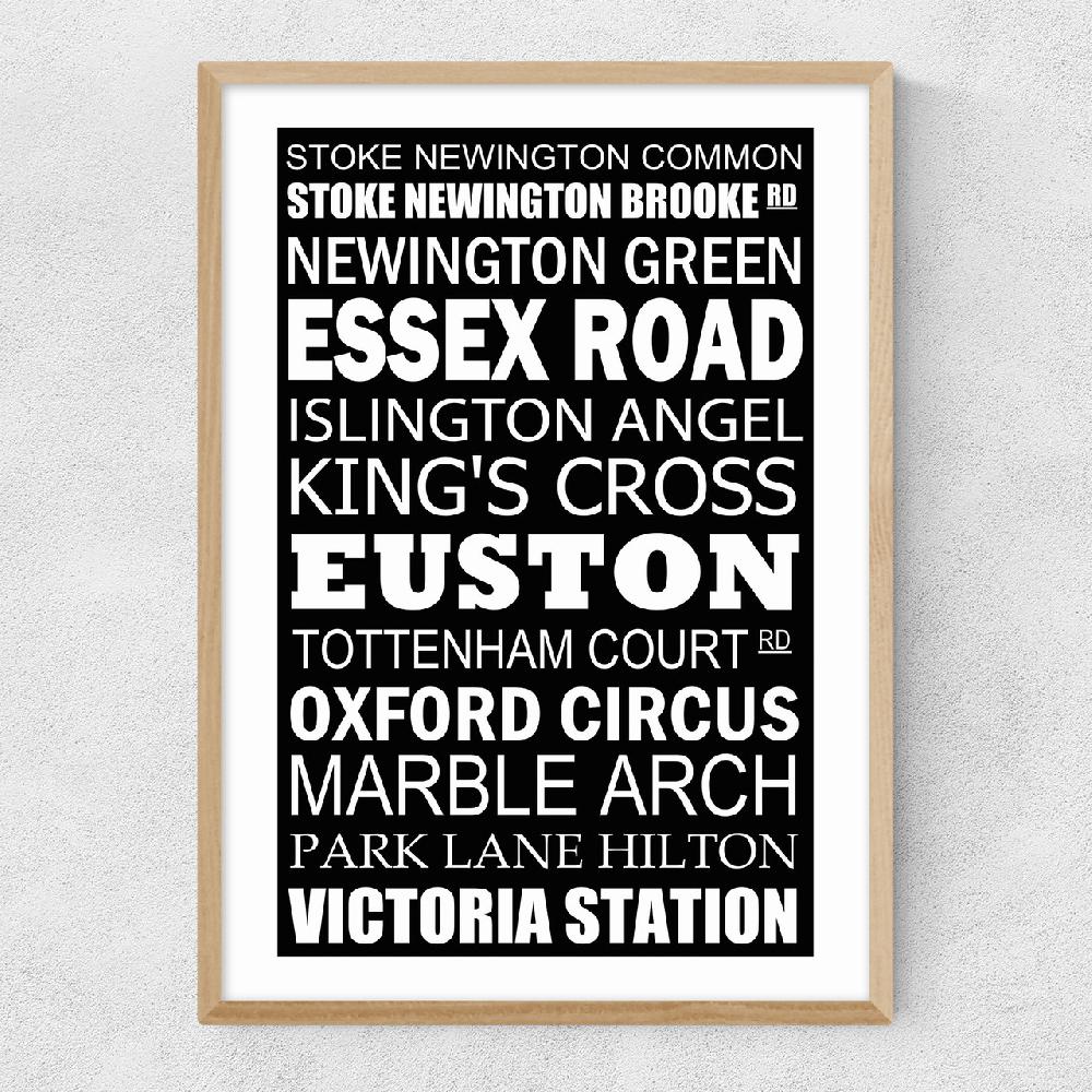 East End Prints 73 Bus