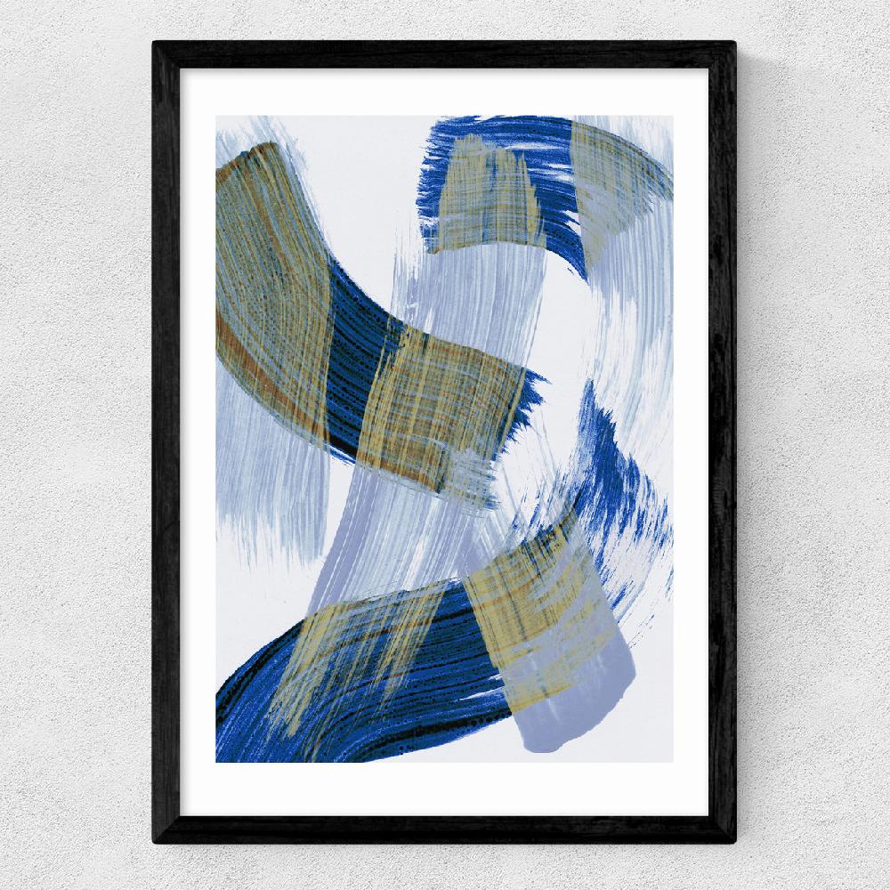 East End Prints Abstract Brush Strokes 13