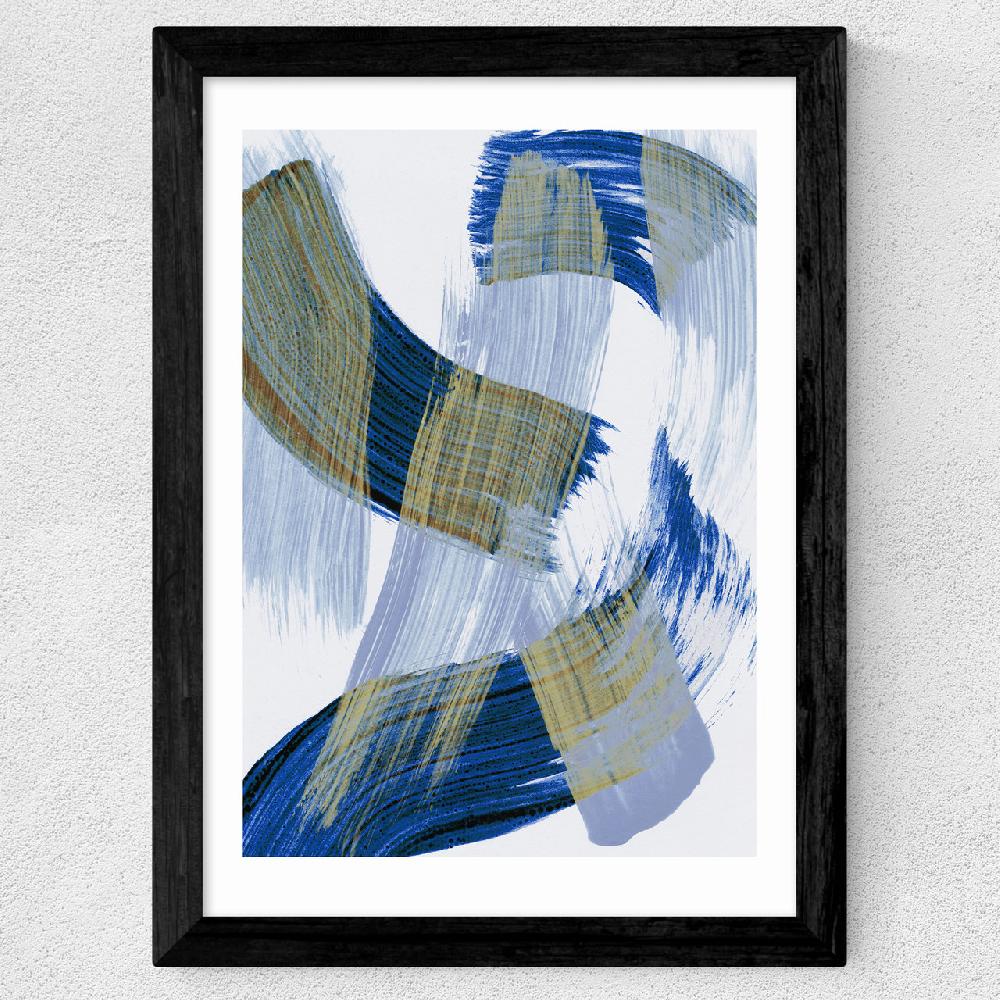 East End Prints Abstract Brush Strokes 13