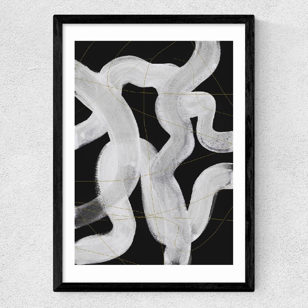 East End Prints Abstract Brush Strokes 65