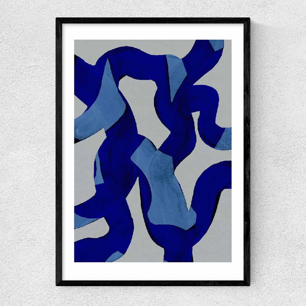 east end prints Abstract Brush Strokes 65X