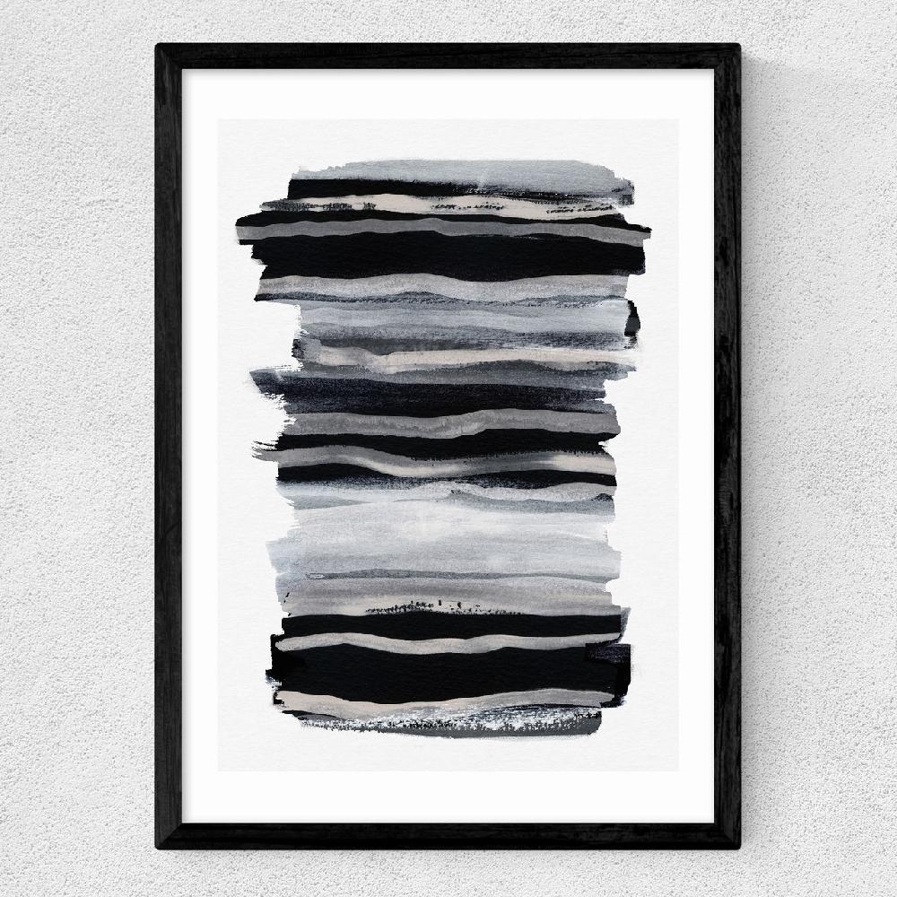 East End Prints Abstract Brush Strokes 68