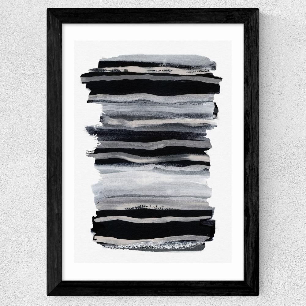 East End Prints Abstract Brush Strokes 68