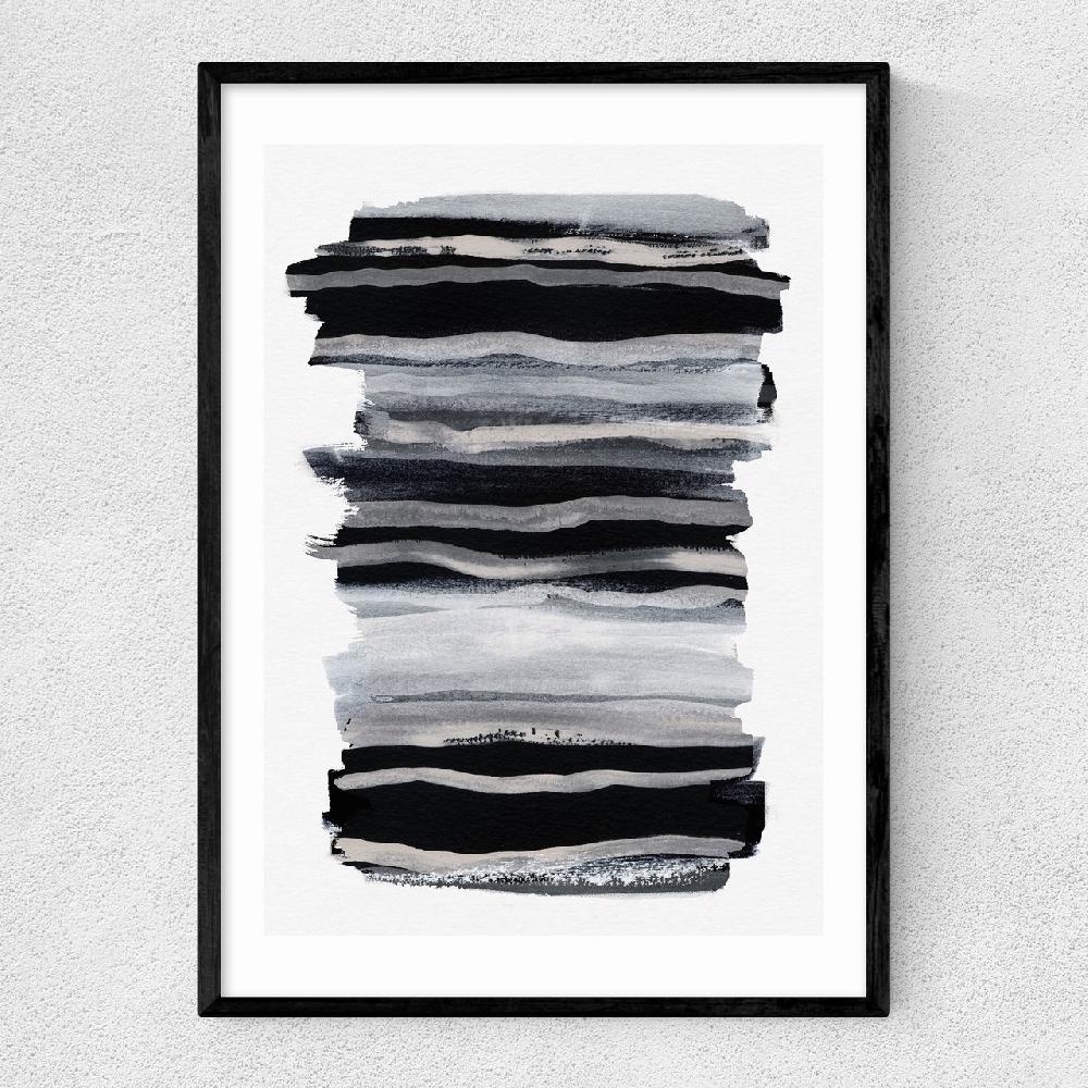 east end prints Abstract Brush Strokes 68