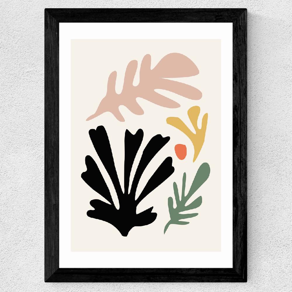 East End Prints Abstract Cut-out I