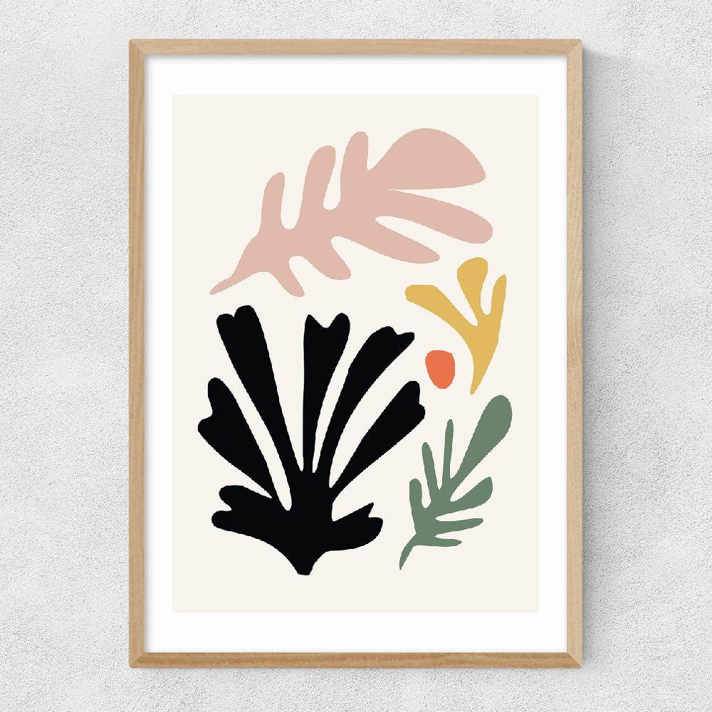 East End Prints Abstract Cut-out I