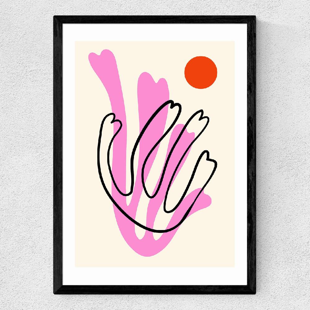 East End Prints Abstract Flowers III