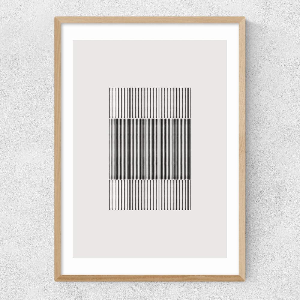 East End Prints Abstract Geometric Lines