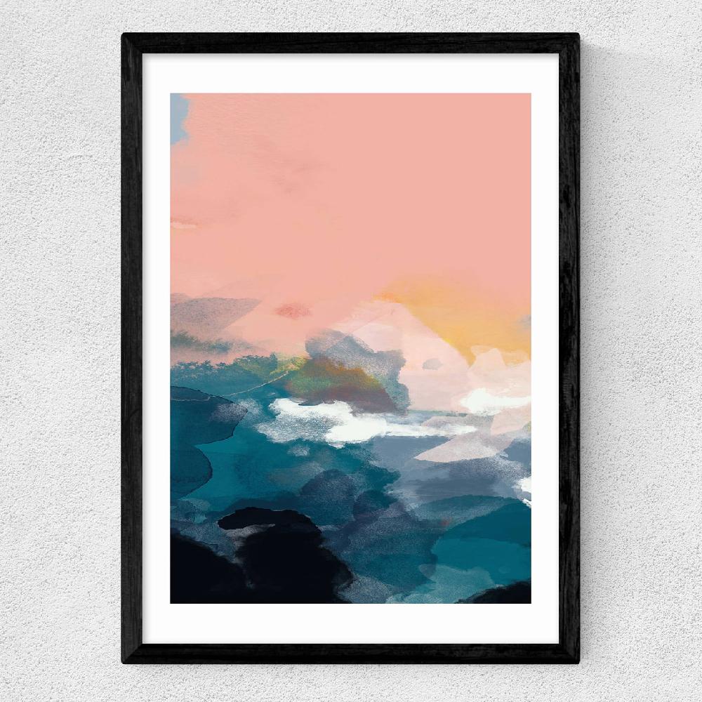 East End Prints Abstract Landscape II