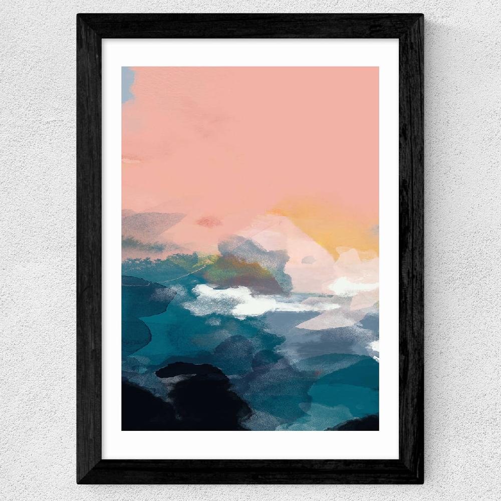 East End Prints Abstract Landscape II