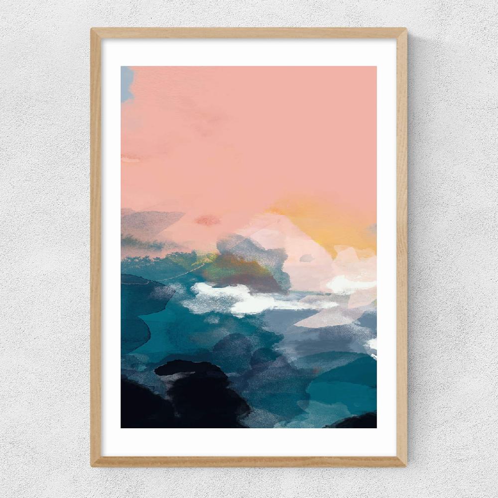 East End Prints Abstract Landscape II