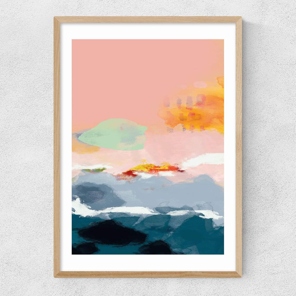 East End Prints Abstract Landscape III