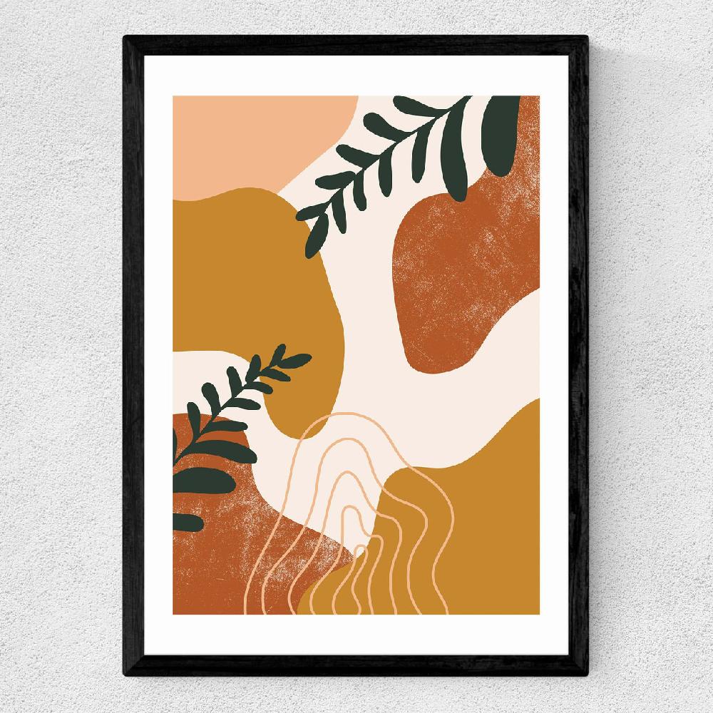 East End Prints Abstract Leaves