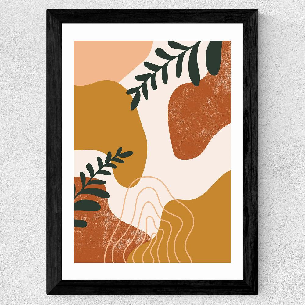 East End Prints Abstract Leaves