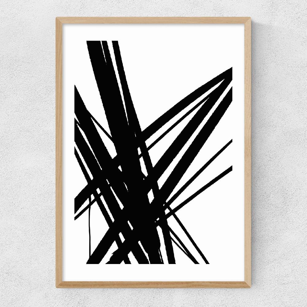 East End Prints Abstract Lines VI