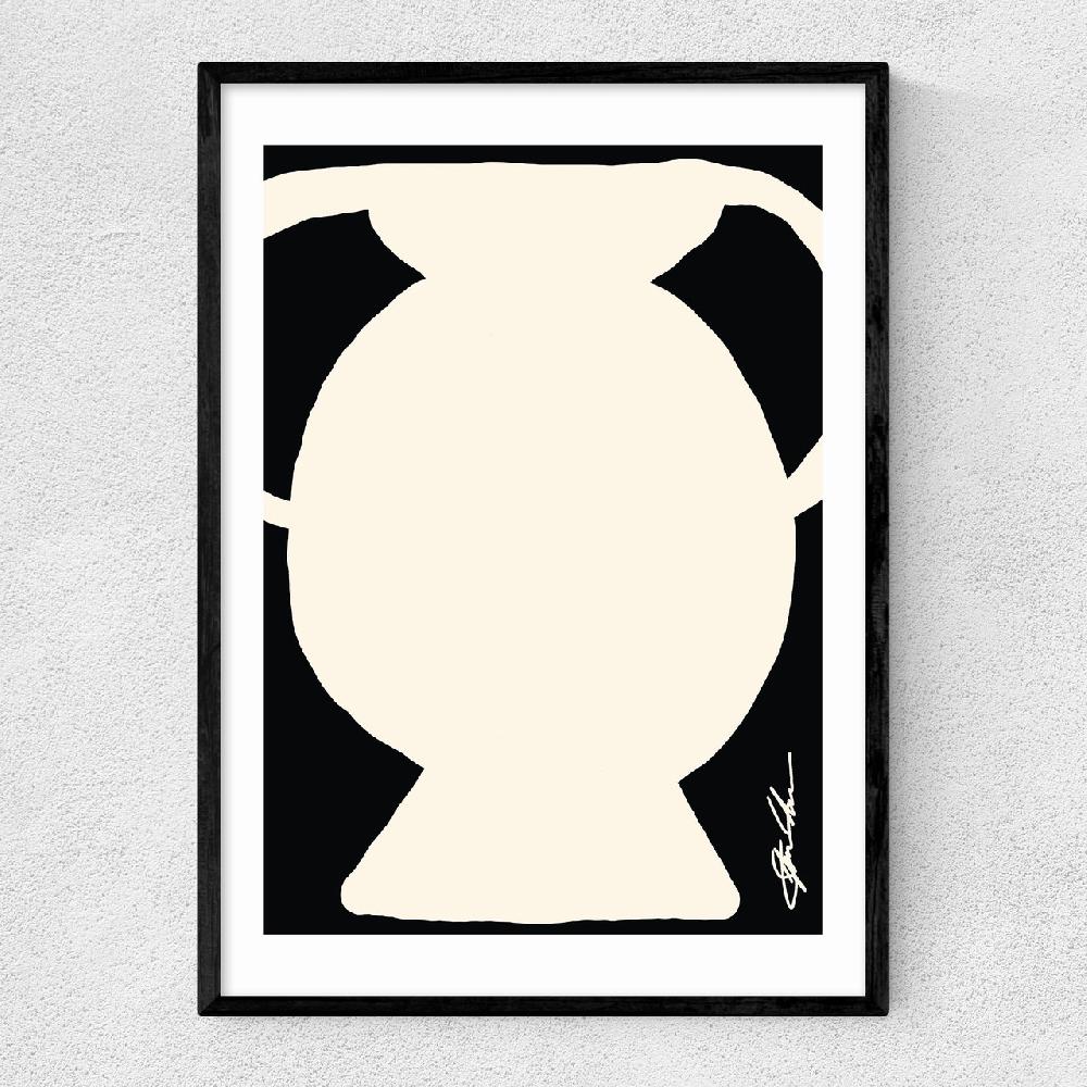 east end prints Abstract Monochrome Vase I