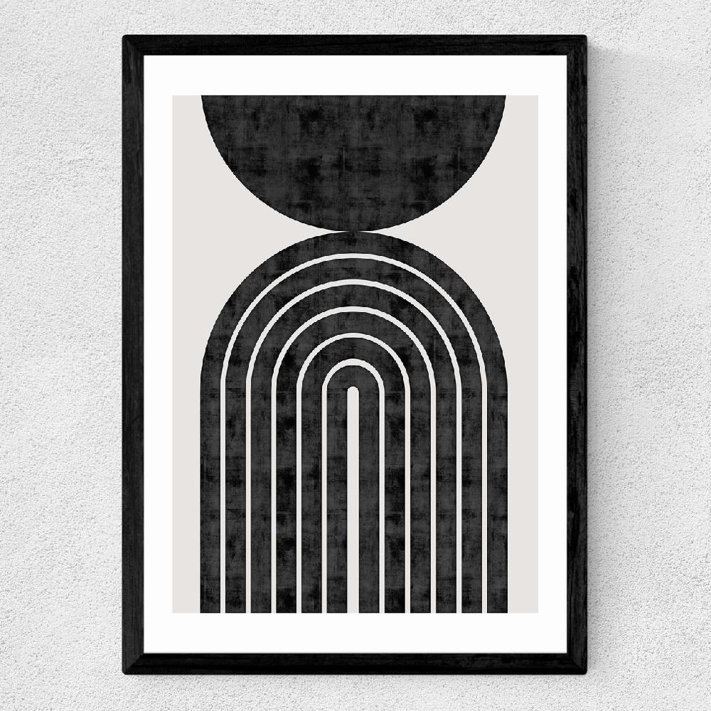 East End Prints Abstract Rainbow Circle