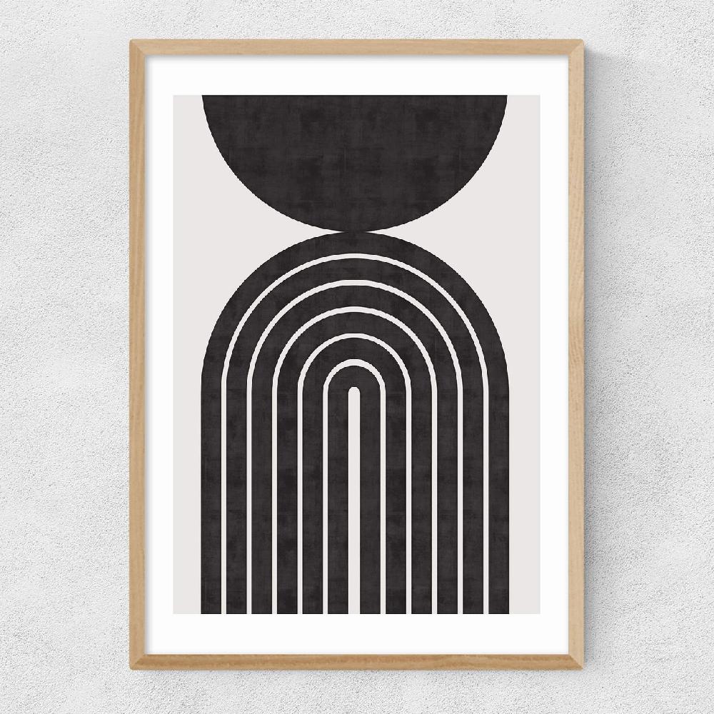 East End Prints Abstract Rainbow Circle