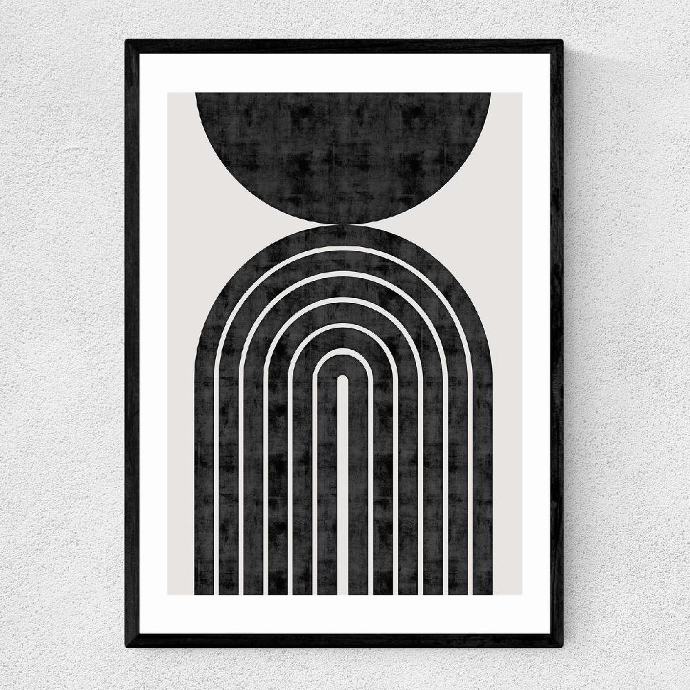 east end prints Abstract Rainbow Circle