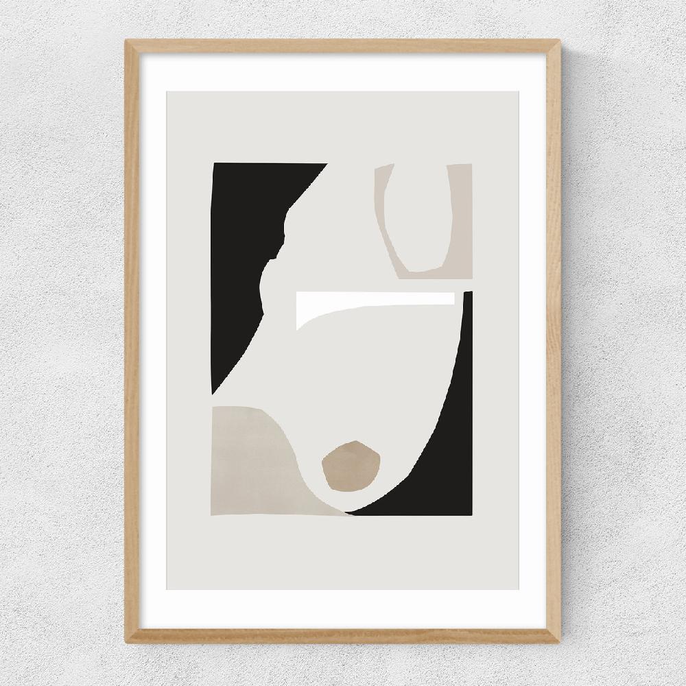 East End Prints Abstract Shapes I