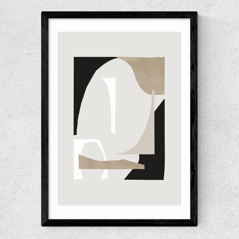 East End Prints Abstract Shapes III