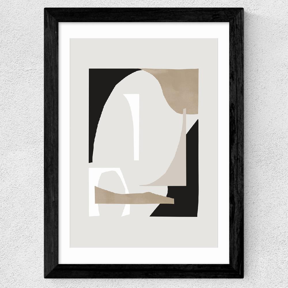 East End Prints Abstract Shapes III