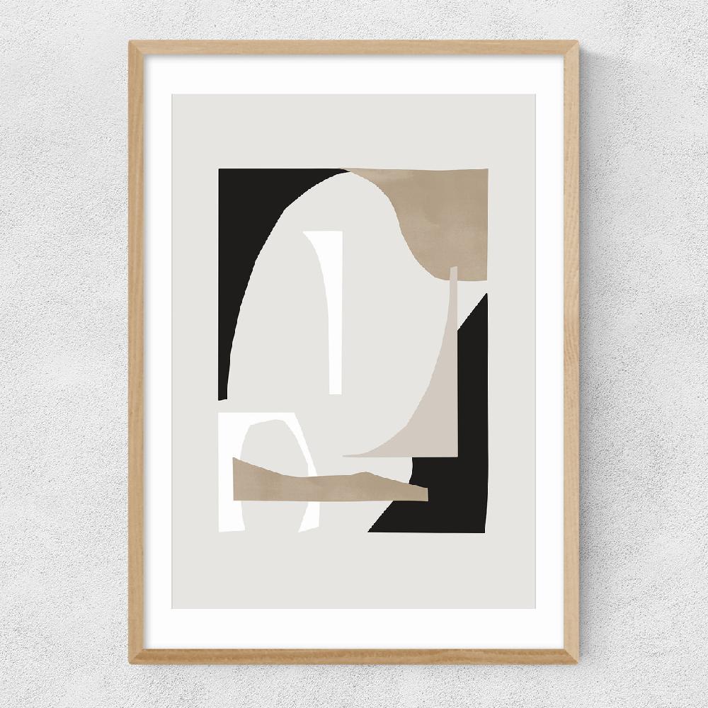 East End Prints Abstract Shapes III