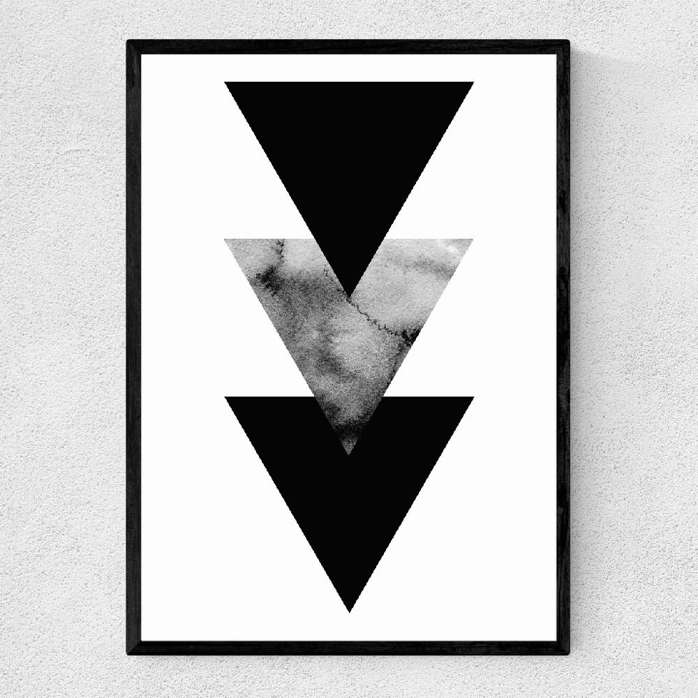 east end prints Abstract Triangles