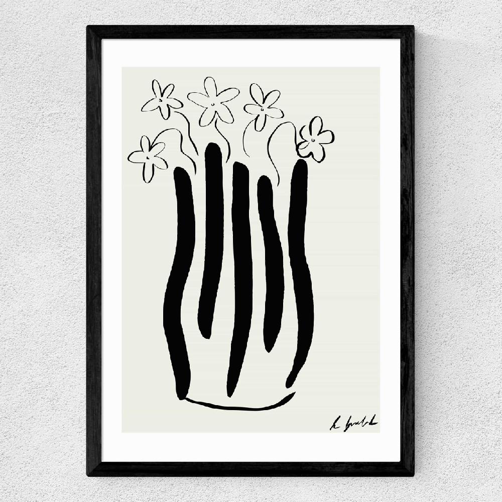 East End Prints Abstract Vase