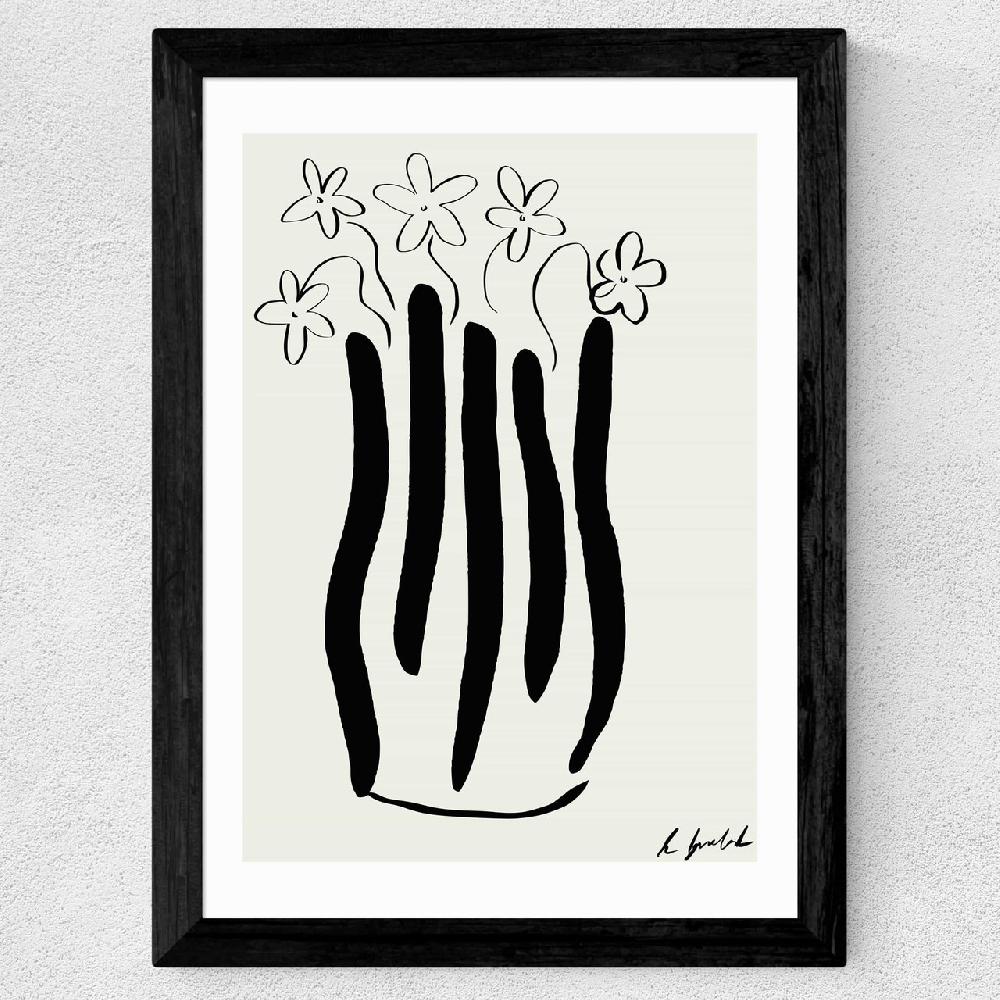 East End Prints Abstract Vase