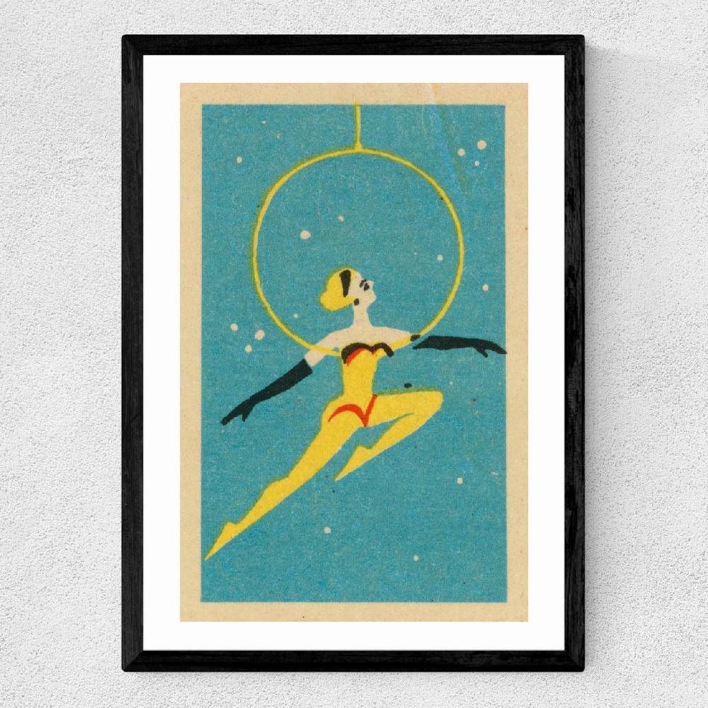 East End Prints Aerial Woman Matchbox