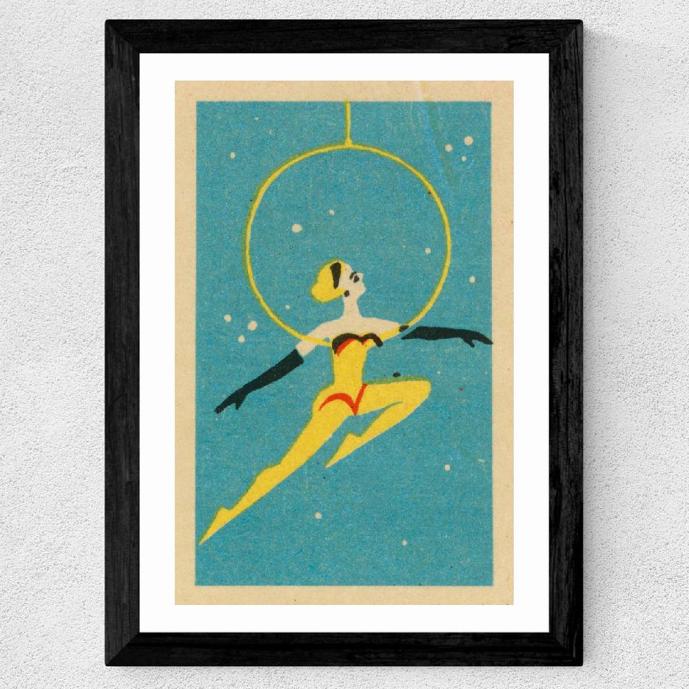 East End Prints Aerial Woman Matchbox