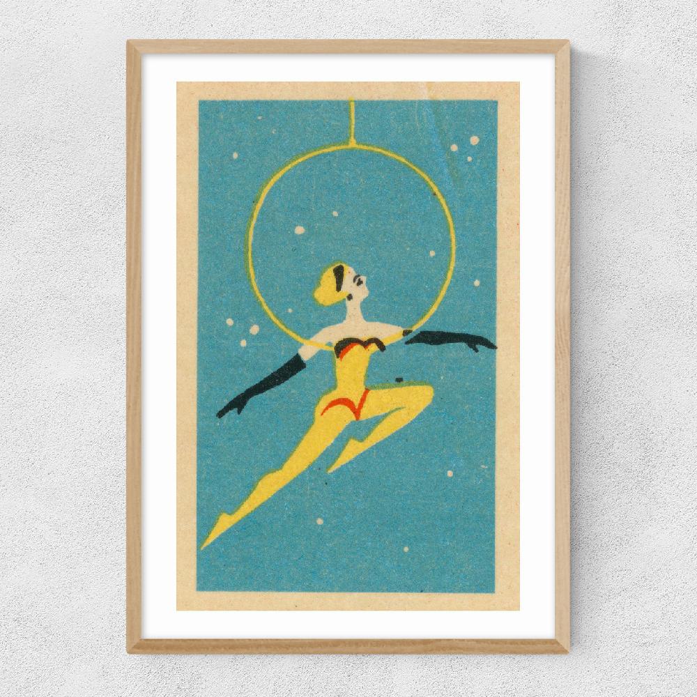East End Prints Aerial Woman Matchbox
