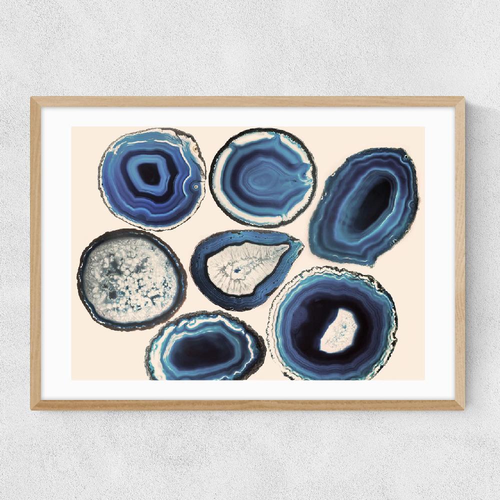East End Prints Agate Blue