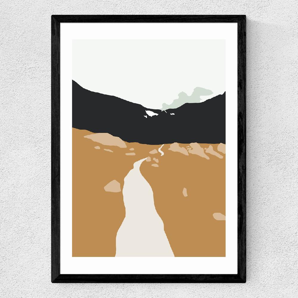 East End Prints Alpine Mountain Trail