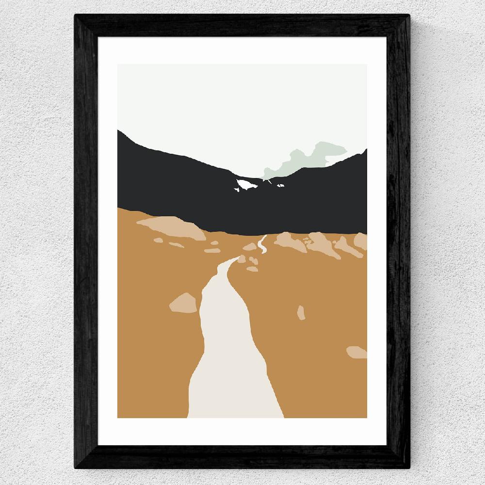 East End Prints Alpine Mountain Trail