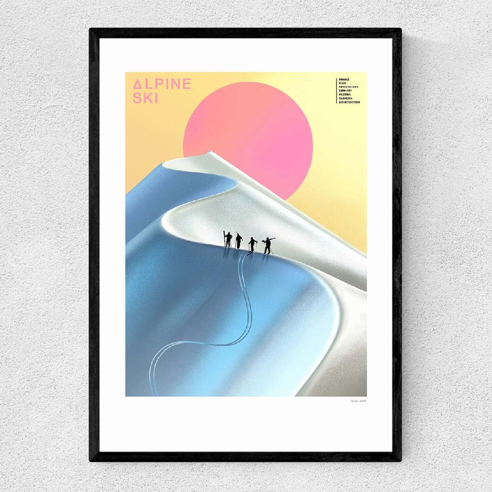 east end prints Alpine Ski
