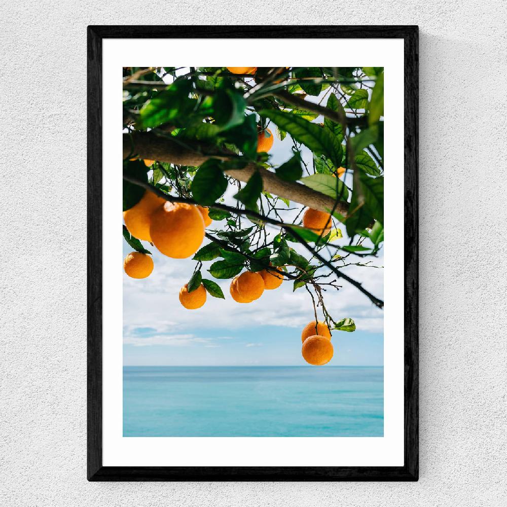East End Prints Amalfi Coast Oranges