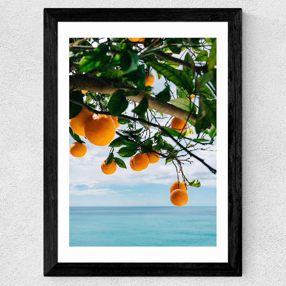 East End Prints Amalfi Coast Oranges