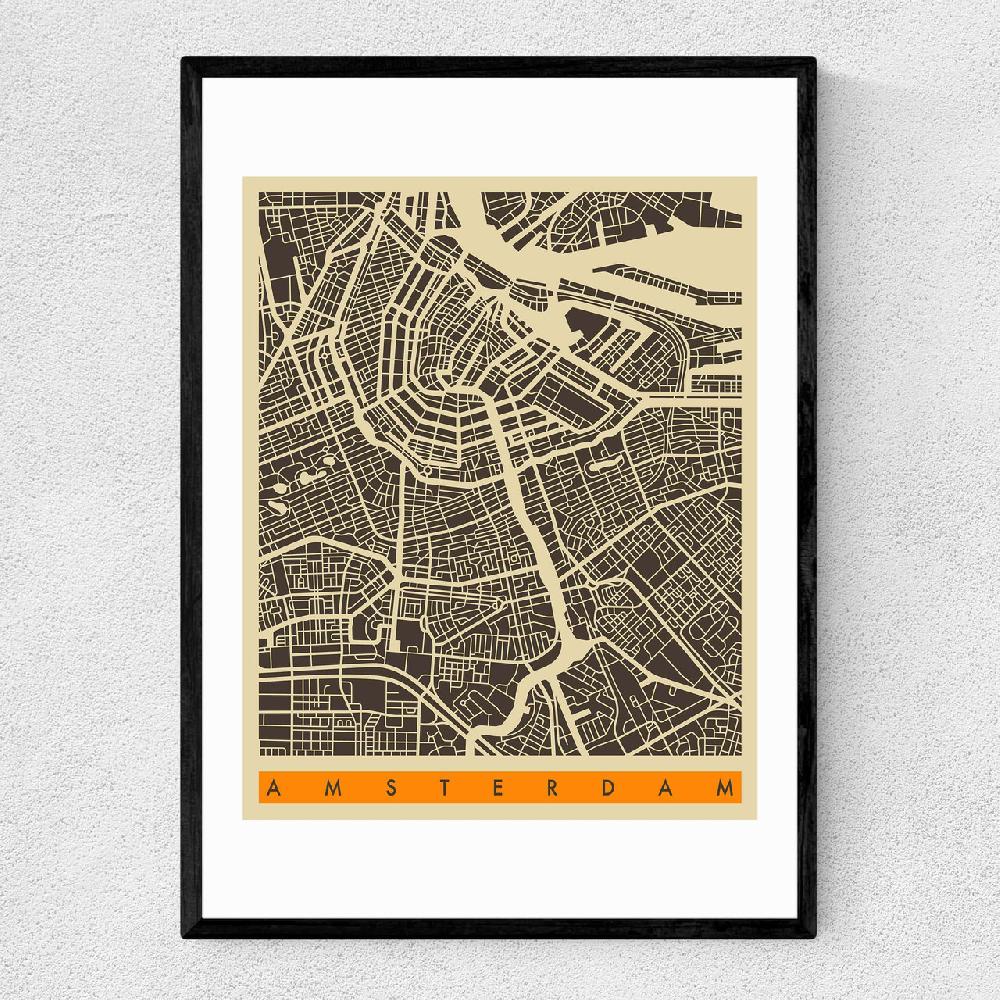 east end prints Amsterdam by Jazzberry Blue