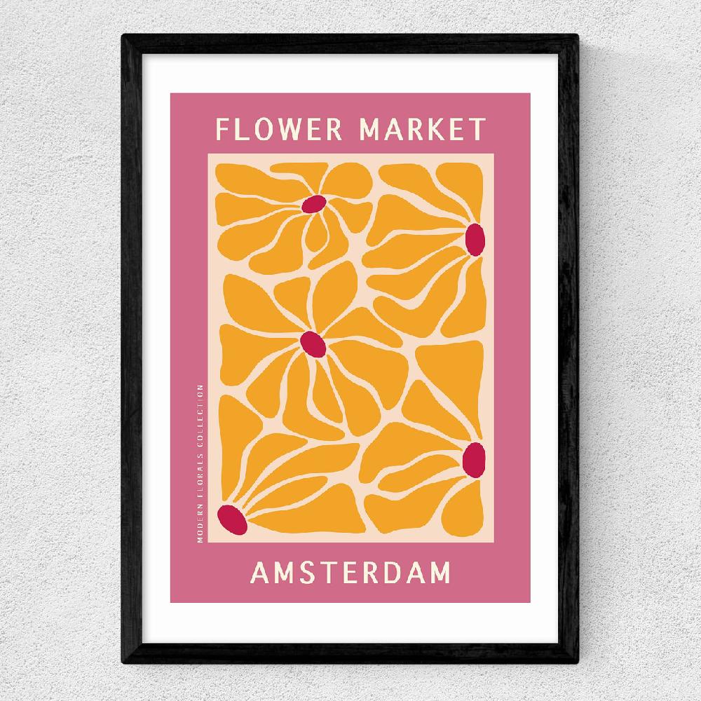 East End Prints Amsterdam Flower Market