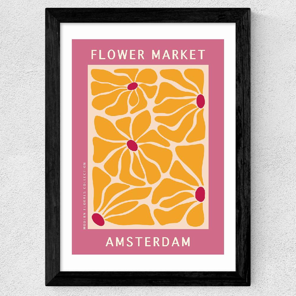 East End Prints Amsterdam Flower Market