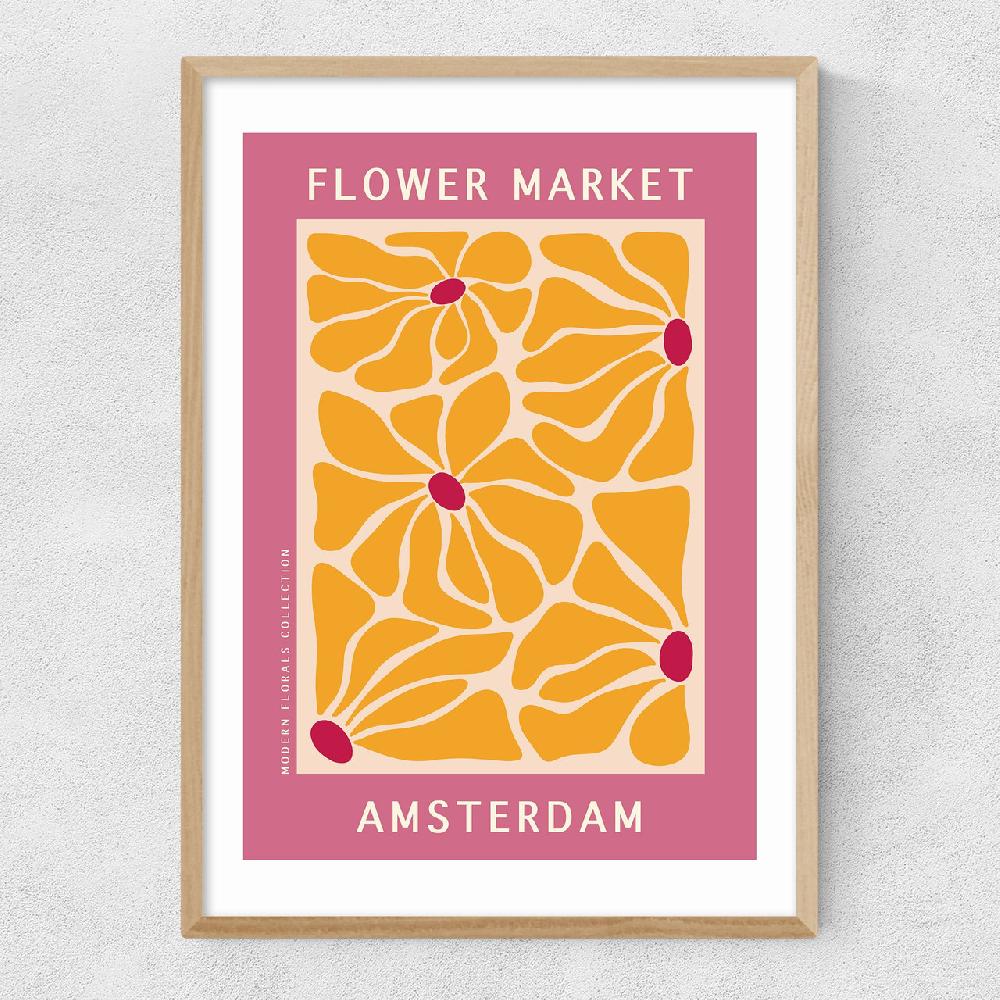 East End Prints Amsterdam Flower Market