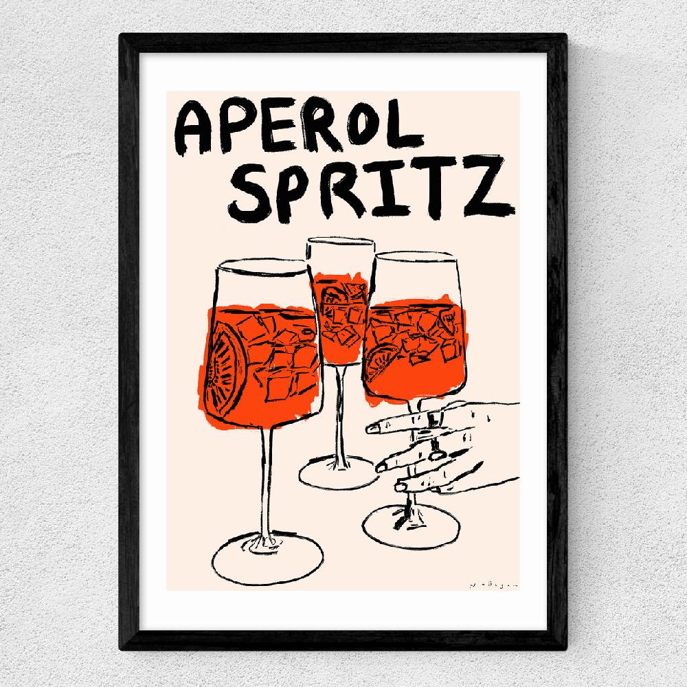 East End Prints Aperol Spritz