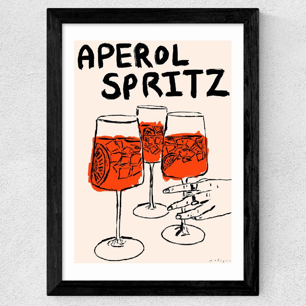 East End Prints Aperol Spritz