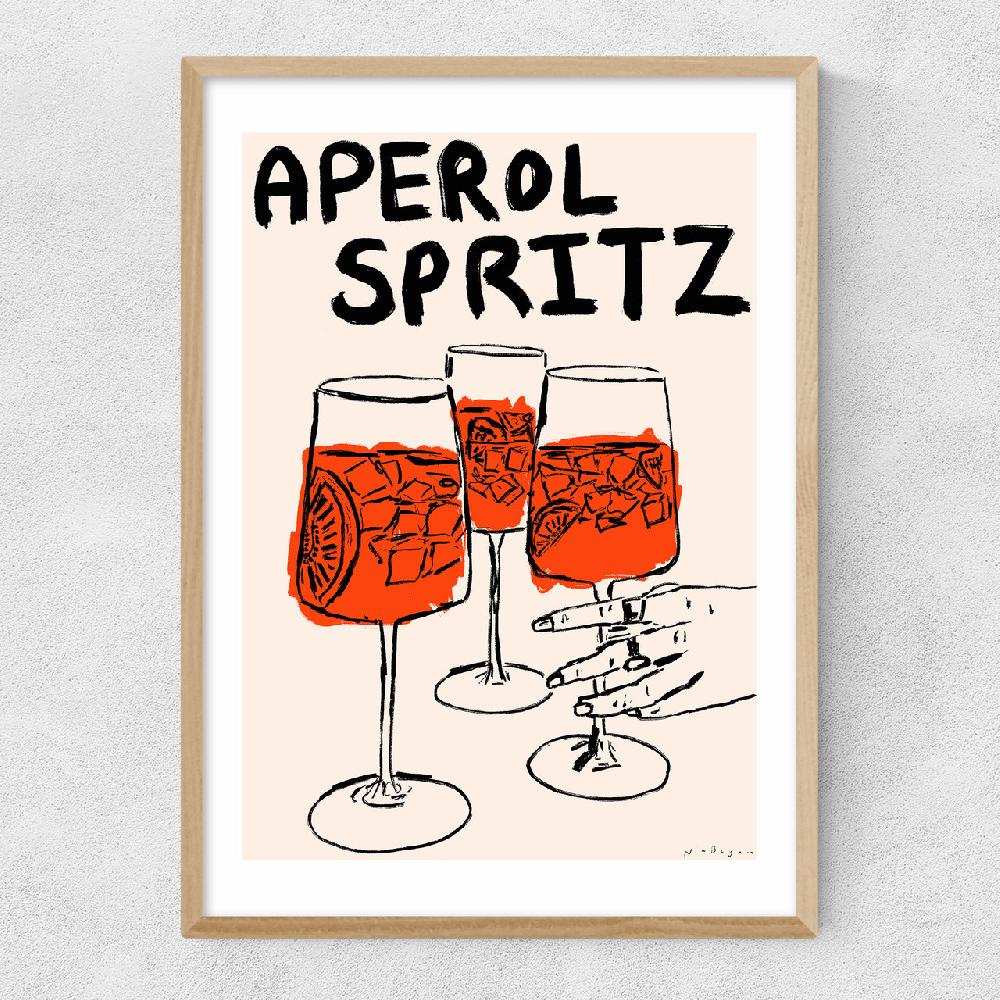 East End Prints Aperol Spritz