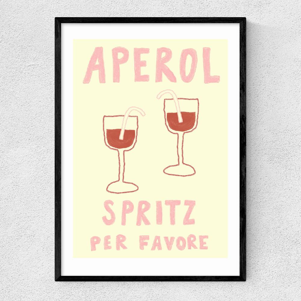 east end prints Aperol Spritz Per Favore